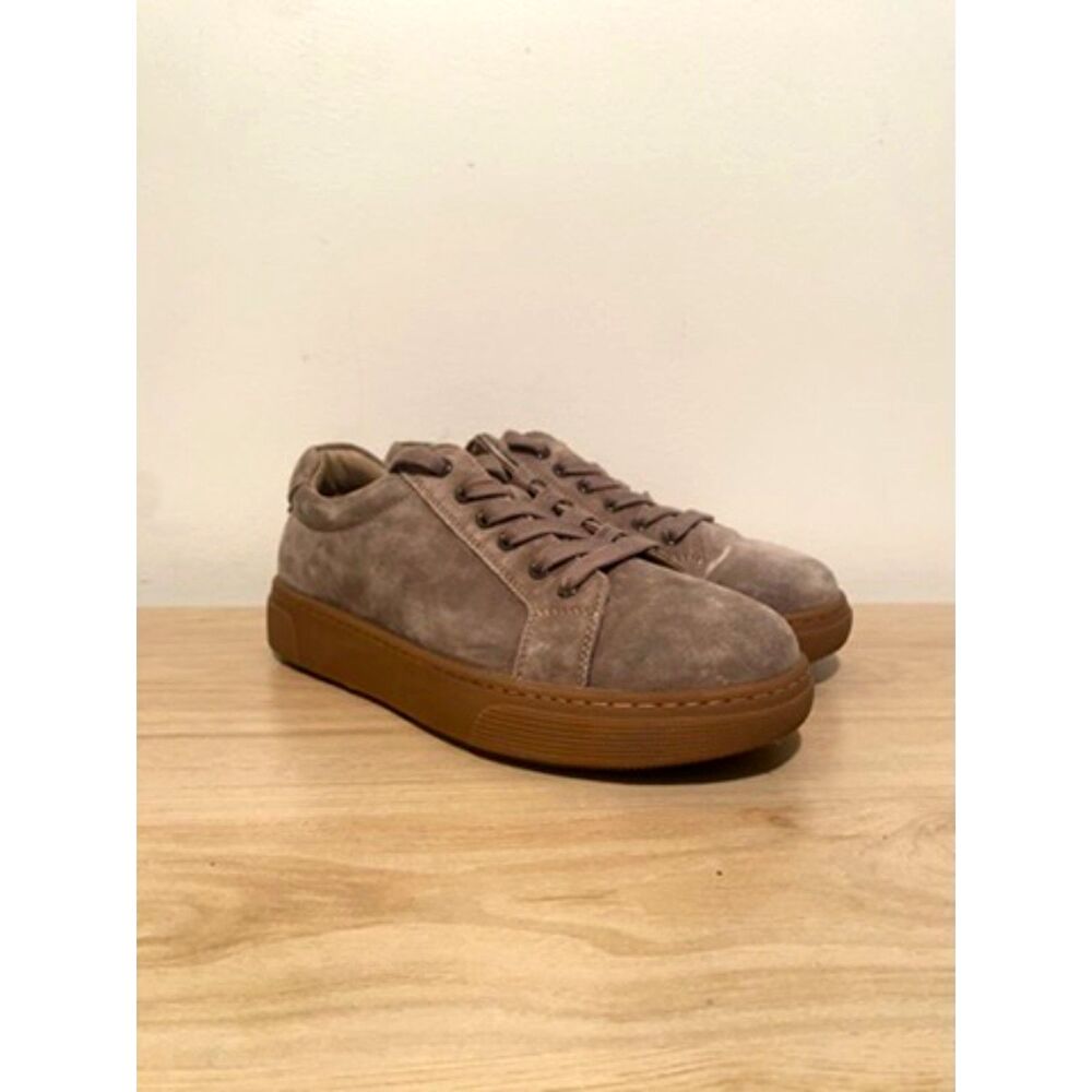 Propét Suede Sneakers – Men’s 6.5 (2E Wide) – Taupe/Brown